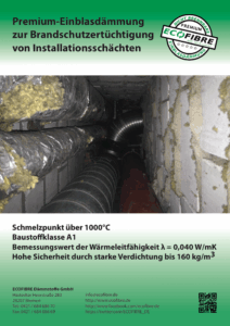 Brandschutz Installationsschachtverfüllung